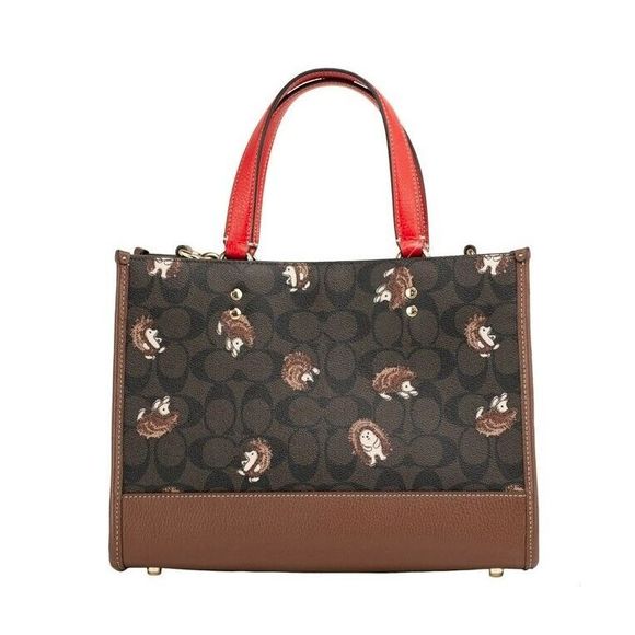 Coach Bags Coach Dempsey Medium Hedgehog Print Coated Canvas